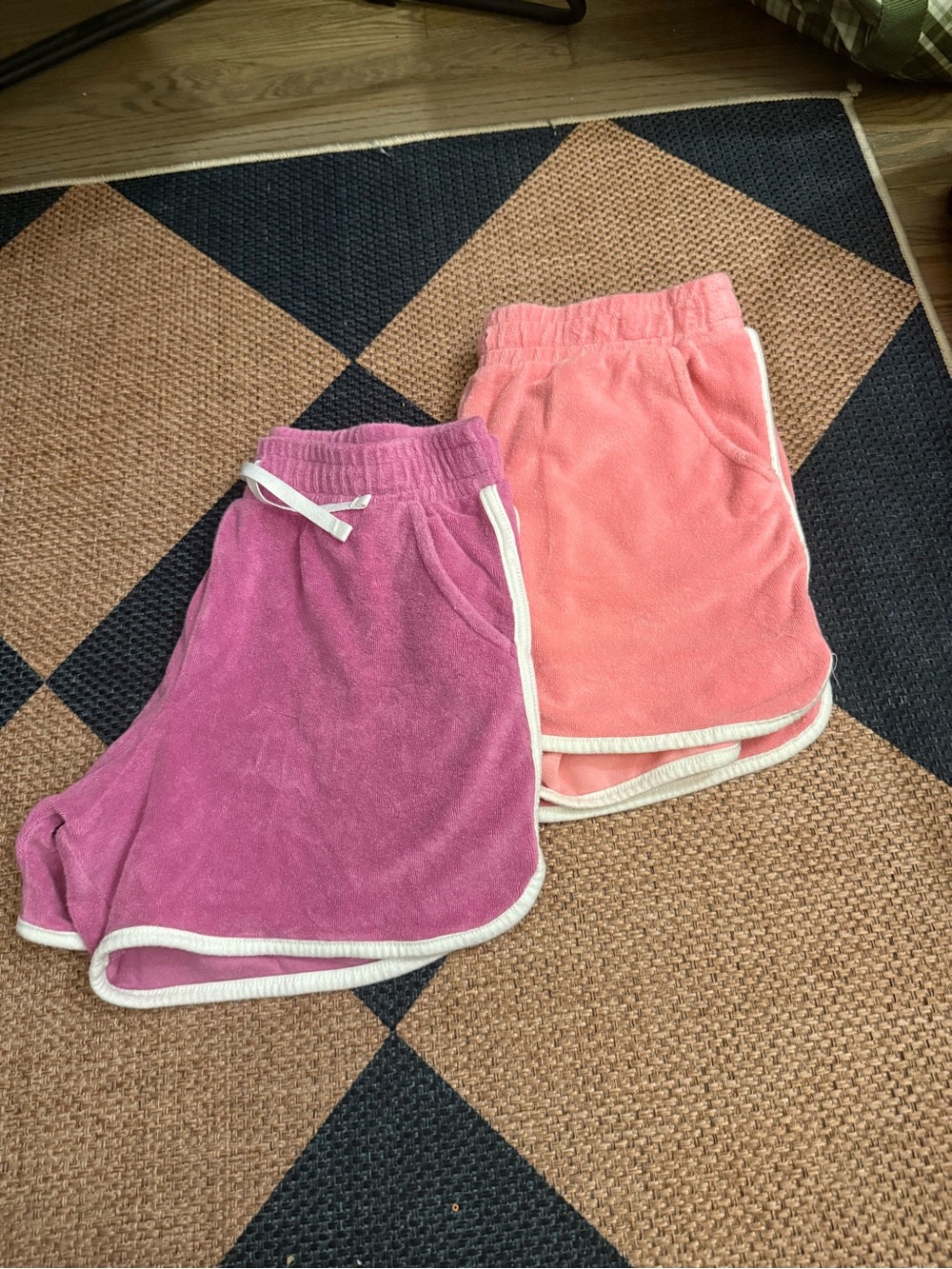 Cat & Jack Terry Shorts in Pink and Coral